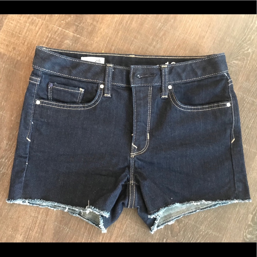 Denim cut off shorts